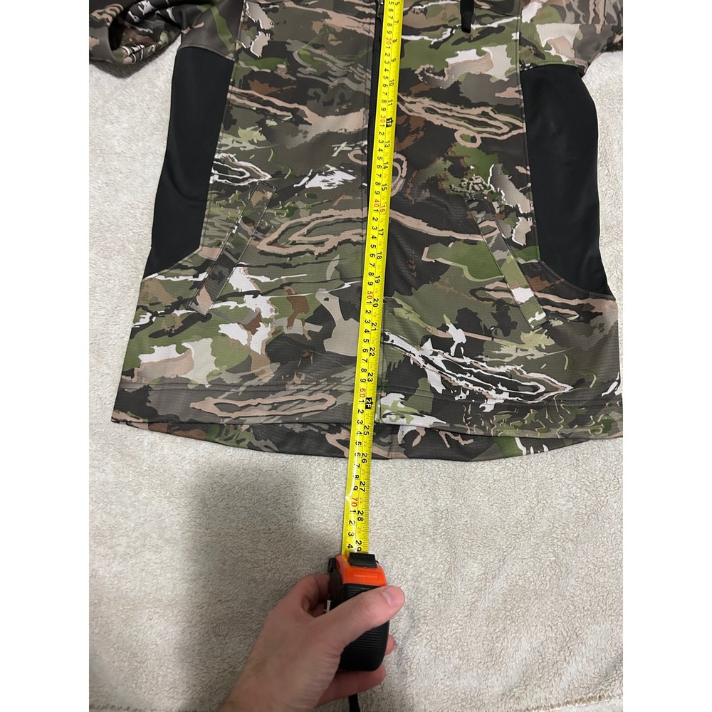 Under Armour Full Zip‎ Hoodie Womens Small Camo Threadborne Hunting Jacket - Picture 10 of 11